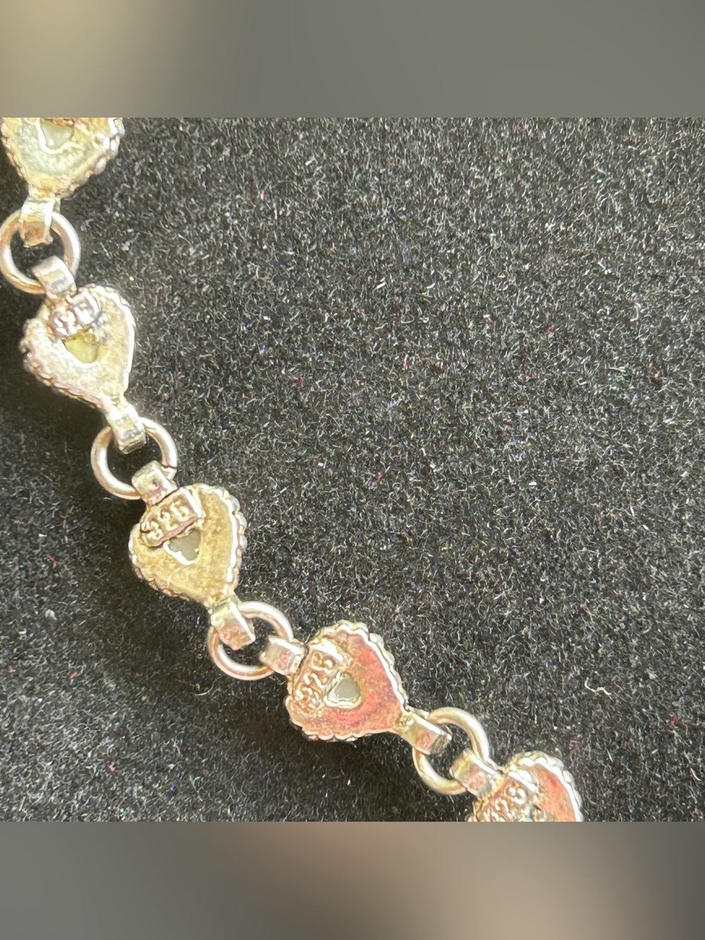 925 Silver Natural Cat Eye Bracelet - Picture 8 of 11